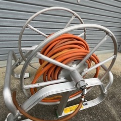 昭和 アルミ製ホース巻取機 MA-5B 中古品 引き取り限定