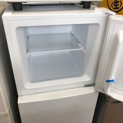 安心の1年保証付！！【maxzen 2ドア冷蔵庫　直冷式　程度S未使用品　JR138ML01WH 2021年製】売ります！取りに来れる方限定！