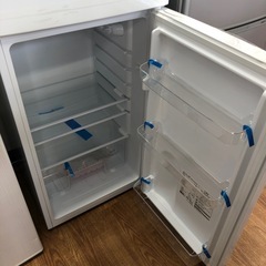 安心の1年保証付！！【maxzen 2ドア冷蔵庫　直冷式　程度S未使用品　JR138ML01WH 2021年製】売ります！取りに来れる方限定！