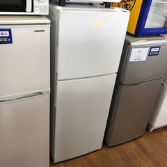 安心の1年保証付！！【maxzen 2ドア冷蔵庫　直冷式　程度S未使用品　JR138ML01WH 2021年製】売ります！取りに来れる方限定！