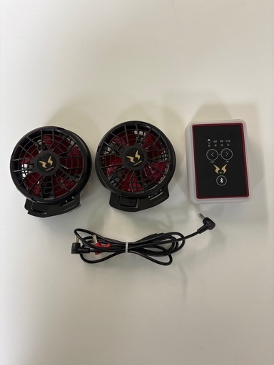空調ファン・バッテリーセット　サンエス12V