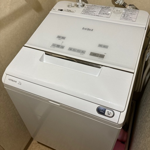 取引中　\n日立洗濯機　12kg 乾燥機無し