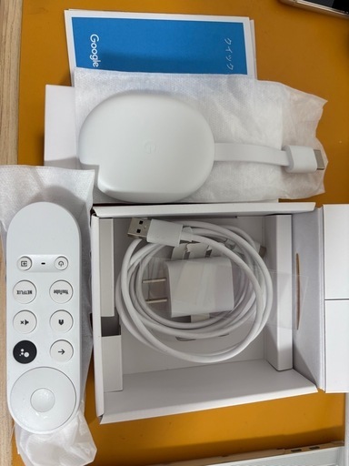 【新品未開封】Chromecast with Google TV 4K ホワイト Приставка Google Chromecast with Google TV 4K white – фото, отзывы