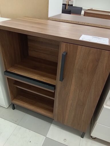 ★ジモティ割あり★  キッチンカウンター ブラウン H90×D40×W80 クリーニング済み 1668