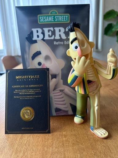 フィギュア Mighty Jaxx XXRAY PLUS Bert.Ernie retro