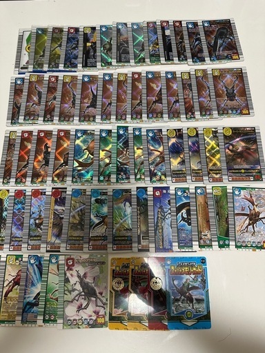 希少 旧 ムシキング カード 大量まとめセット SP 銅 銀 金 キラ アダー 限定イラスト ノーマル ワザ