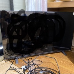 TV、レコーダー、テレビボード(未組み立て)