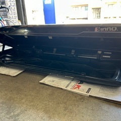 美品　inno   BR585  ローダウンクルーザーE  ルーフボックス　両開き　340L 　           