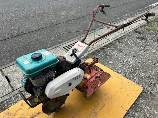 三菱　管理機 MSD27 1輪 にんにく　ネギ 土寄せ 培士 溝掘り 中耕 除草 家庭菜園　耕運機　農用トラクター