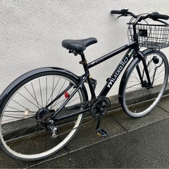 イオンバイク　ムジェロD  6段変速 27型　オートライト　クロスバイク　東京三鷹市　