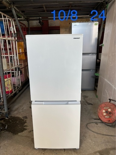 シャープ　SJ-15E9-W ノンフロン冷凍冷蔵庫　2021年製