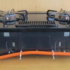 札幌市内近郊自社配送 美品 2023年製 パロマ ガステーブル プロパン用 PA-S75B-R 右強火 水無しグリル Paloma LPガス 北20条店