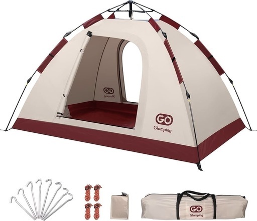 未使用！GOGlampingのワンタッチテントとワークマンのタープのセットです