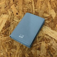 【727】カードケース dunhill ブルー