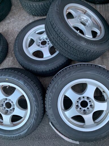 BS/BLIZZAK VRX 195/65R15 13年製スタッドレス Weds Treffer 15 