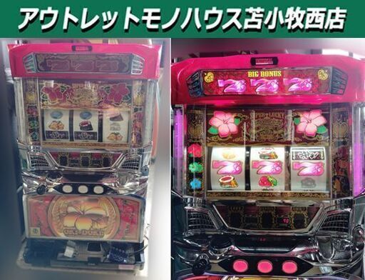 苫小牧市内/札幌市内近郊限定 アクロス 沖ドキ!-30 パチスロ 5号機 AT機 カウンター付き 実機 コイン不要 スロット メダル直径30mm φ/パイ