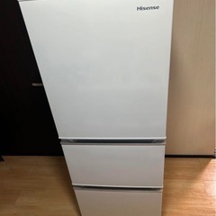 2019年製　ハイセンス 冷蔵庫 282L ホワイト HR-D2801W 3ドア