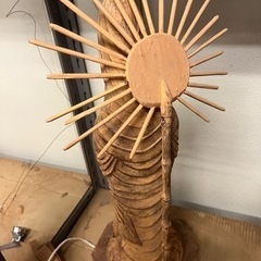 彫刻教室講師の作品　手作り仏像
