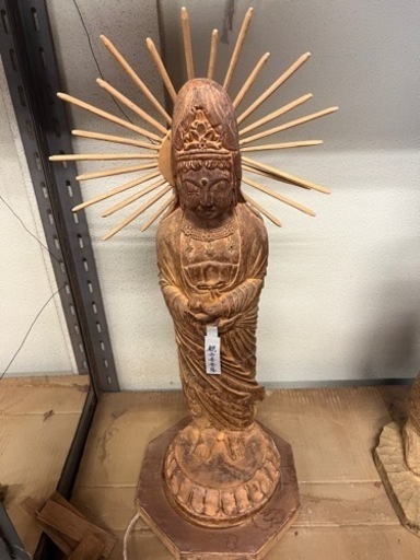 彫刻教室講師の作品　手作り仏像