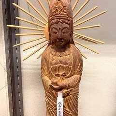 彫刻教室講師の作品　手作り仏像