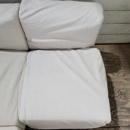 無印 ユニットソファセット アーム付き オットマン セット 24j菊DO