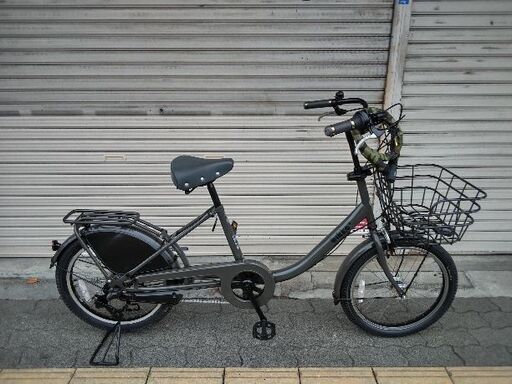 [BRIDGESTONE]bikk²(ビッケツーb)20型 大人用小径自転車 内装3段/点灯虫/ダークグレー