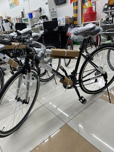 新品未使用700Cロードバイク2×7段階変速ブラックNO.525