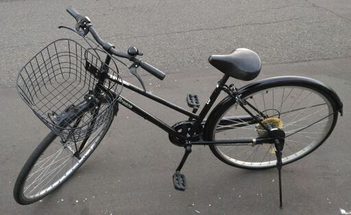 27インチ  中古 自転車 11,800円 6段切替 鍵新品 ライト付 新規防犯登録料コミ 456