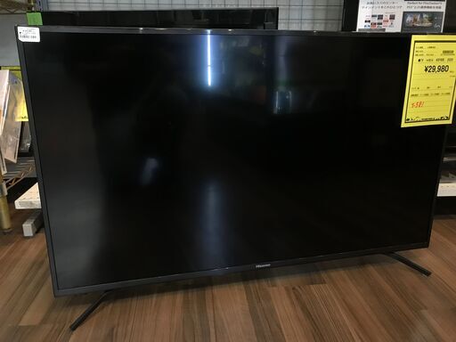 ハイセンス Hisense 43F60E 2020年製 4K対応液晶テレビ　ドルビーオーディオ 新生活 一人暮らし 大型 堺市 石津 ジャングルジャングル石津