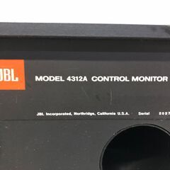 高級音質】JBL 4312A スピーカー JBL MODEL 4312A ウェイコントロール