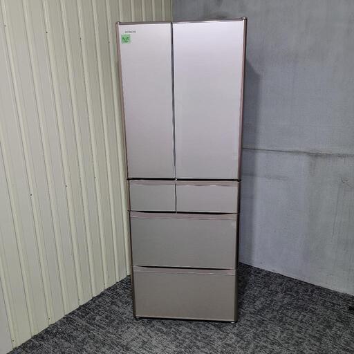7135‼️配送設置は無料‼️真空チルド搭載✨日立 555L 6ドア 冷蔵庫 自動製氷