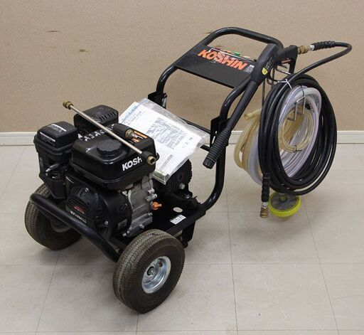 工進 中古 エンジン式 高圧洗浄機 JCE-1510K KOSHIN 自吸 水道直結 (D6079akxwY)