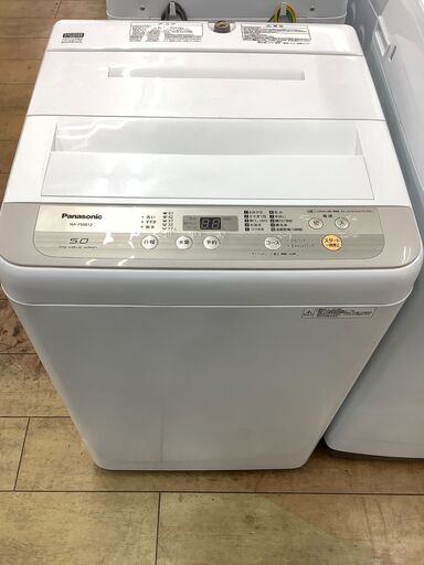 【トレファク花小金井店】Panasonic/5.0kg/2018年製/保証付き/全自動洗濯機/中古洗濯機/格安洗濯機/武蔵野市/小平市/小金井市/国分寺市/杉並区