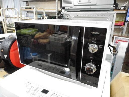 ■中古品 TOSHIBA 東芝 電子レンジ ER-WM17(W) 2022年製