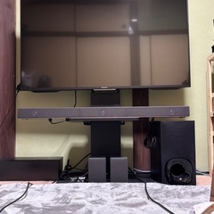 【中古・セット】SONY BRAVIA49型＋SONYサウンドバー 中古・セット】SONY BRAVIA49型＋SONYサウンドバー