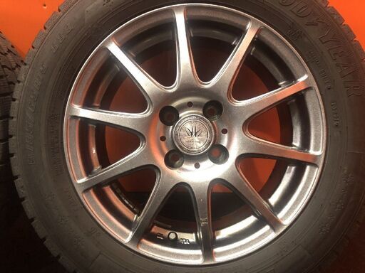 GOODYEAR ICENAVI7 195/65R15】スタッドレス【社外ホイール 15インチ