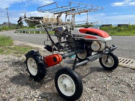クボタ 野菜移植機 KP1K-120WL ベジータキッド 自走式 移植機 ポット 苗 野菜 2.4馬力 畑 苗植え 植付 ポット苗 移植　簡易始動動画あり