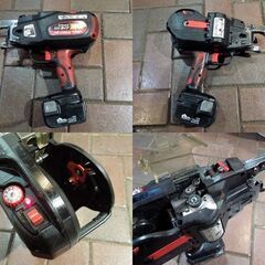 MAX 鉄筋結束機 リバータイア RB-399A 14.4V 本体 充電器 バッテリ2個 通電のみ確認 動作未確認 ジャンク扱い品 マックス 札幌市 新道東店