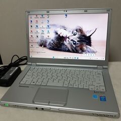 【取引中です】Panasonic　Let’s note　14インチ　軽量　office2021　SSD　Wi-Fi　マルチ　Windows11 お取り引き決定しました】【少し小さめの14インチ】core i5 8GB SSD