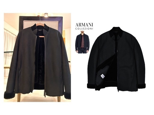 ARMANI COLLEZIONI ジャケット  ブルゾン  LLサイズ 美品 未使用 Armani Collezioni ブルゾンジャケット（ARMANI