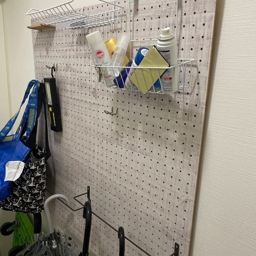 パンチングボード壁掛け玄関用