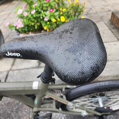 折りたたみ自転車　ＪＥＥＰ　２０インチ　６変速　緑　配達可能