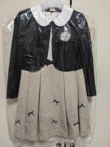 【新品タグ付】プティマイン　フォーマル　入学式　卒園式　130　ワンピース　３点