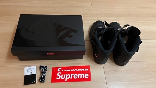 (決定)supreme NIKE AF1 MID BLACK 27.5cm
