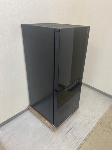 【ガラス扉】冷蔵庫SHARP 152L 2022年製 SJ-GD15H-B HR28109