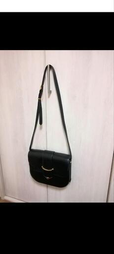 Cartier　カルティエ　サファイア　Ｗフラップ　ショルダーバッグ