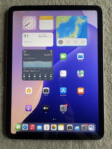 ipad air第５世代　A2589 ６４GB　 WI-FI cell  バッテリー９２%　ios 18.1最新