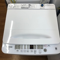 安心の1年保証付！！【Hisense 全自動洗濯機　6.0kg 2023年製　HW-T60H】売ります！取りに来れる方限定！