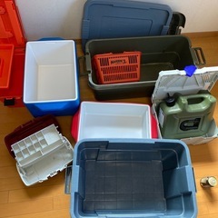 コールマン　ラバーメイド　PLANO アメリカ製　ヒューナースドルフ　トラスト中山 カーゴトランク　アウトドア　収納　ガレージ