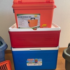 コールマン　ラバーメイド　PLANO アメリカ製　ヒューナースドルフ　トラスト中山 カーゴトランク　アウトドア　収納　ガレージ